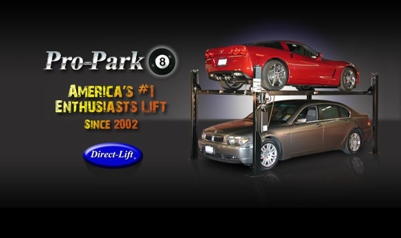Four Post Pro Park 8 by Direct Lift